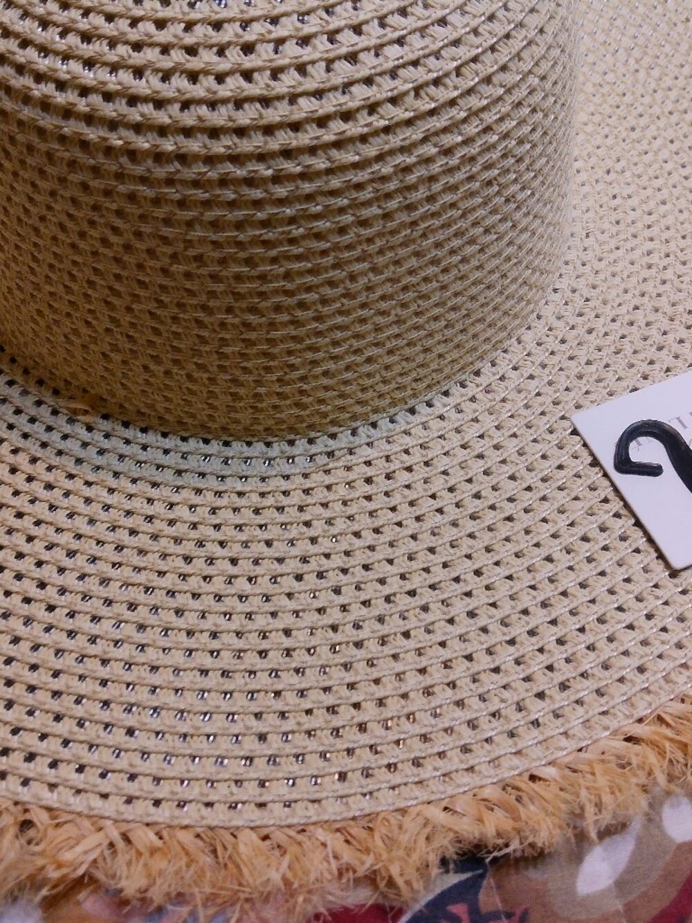 STYLINE WIDE BRIM HAT NEW WITH TAGS NATURAL COLOR